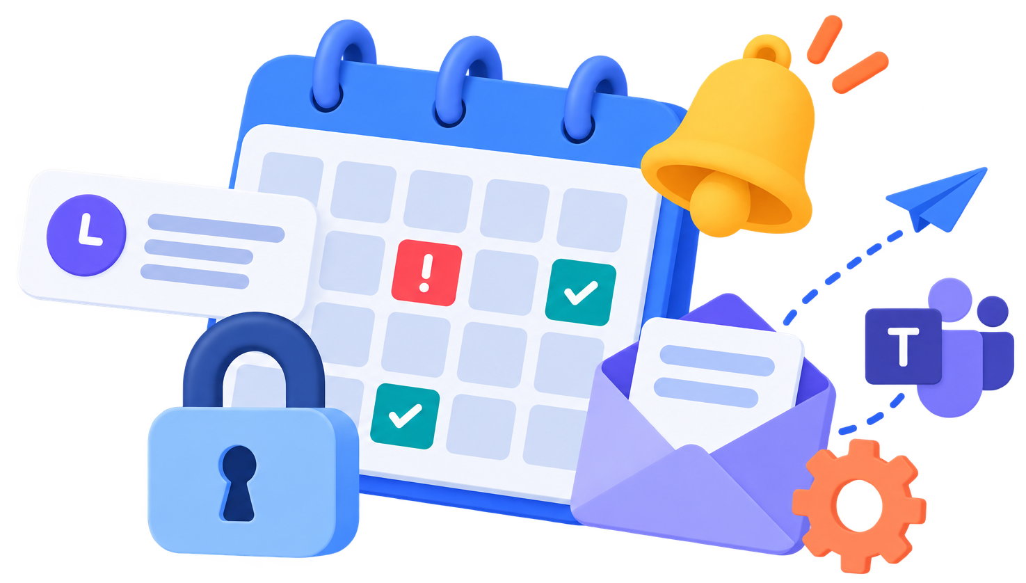 AdminDroid scheduled password expiry reminders sent through email and Microsoft Teams