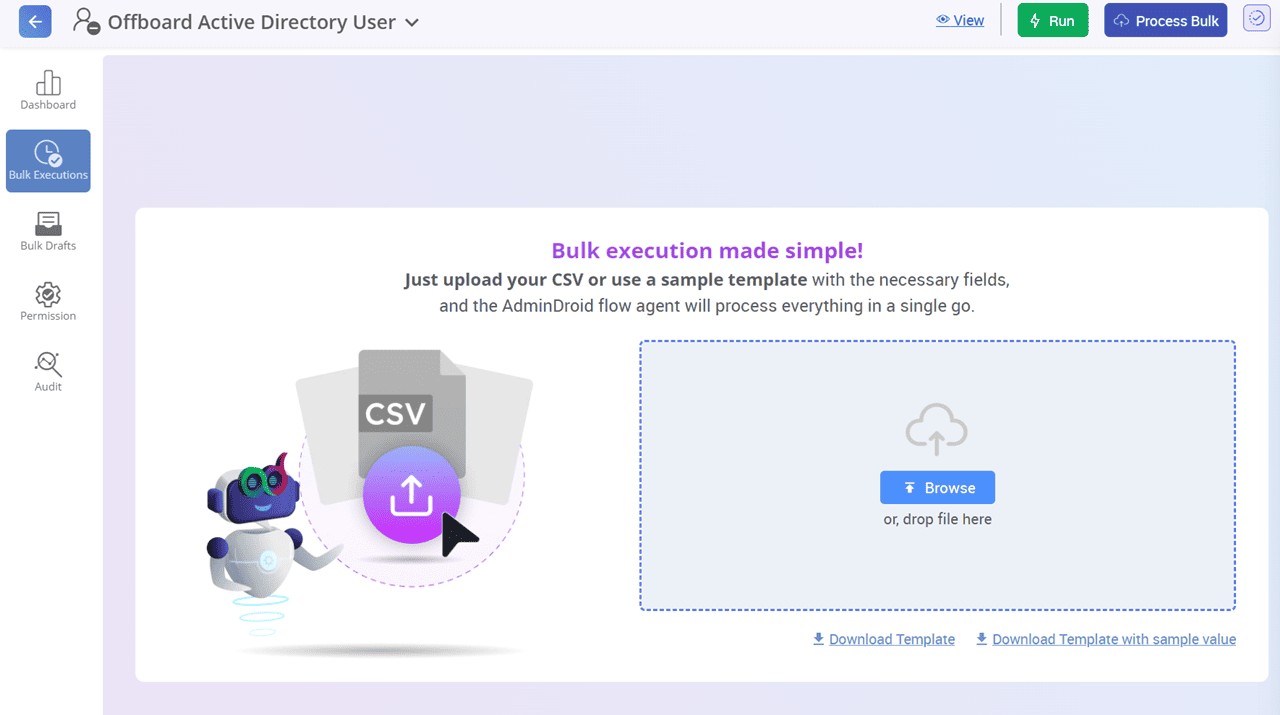 Offboard Active Directory User in Bulk