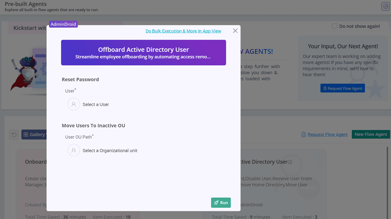 Offboard Single Active Directory User