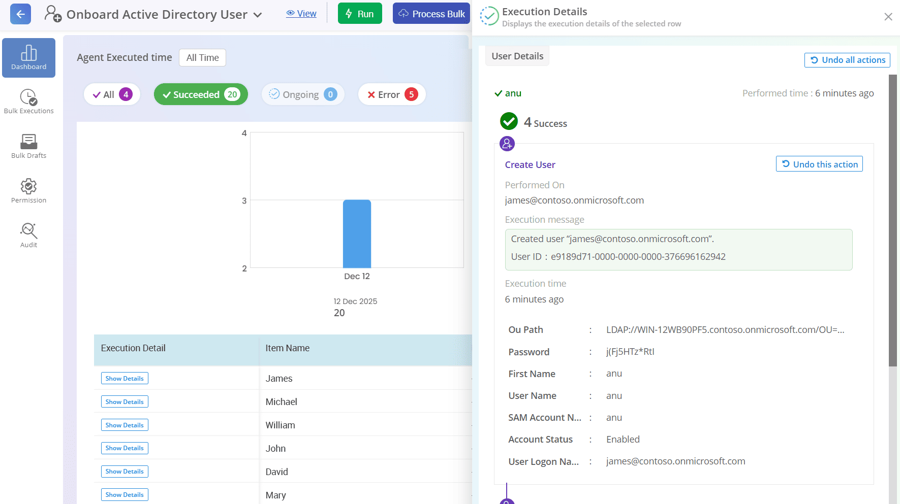 Onboard Active Directory User