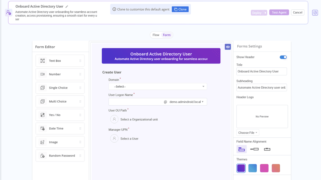 Automate Active Directory management