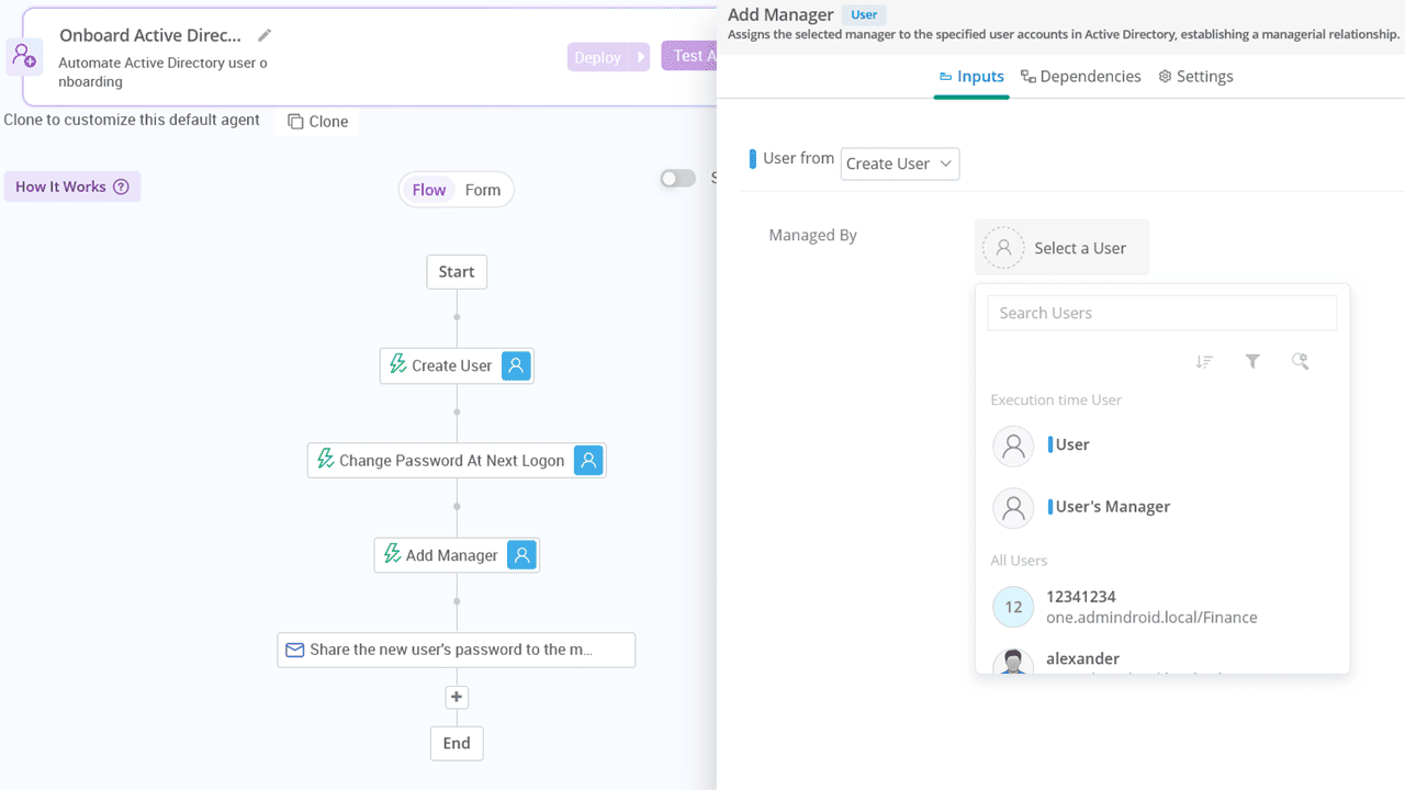 Automate Active Directory user onboarding