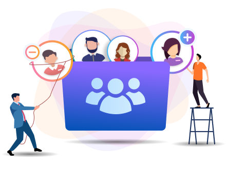 Active Directory contact membership management