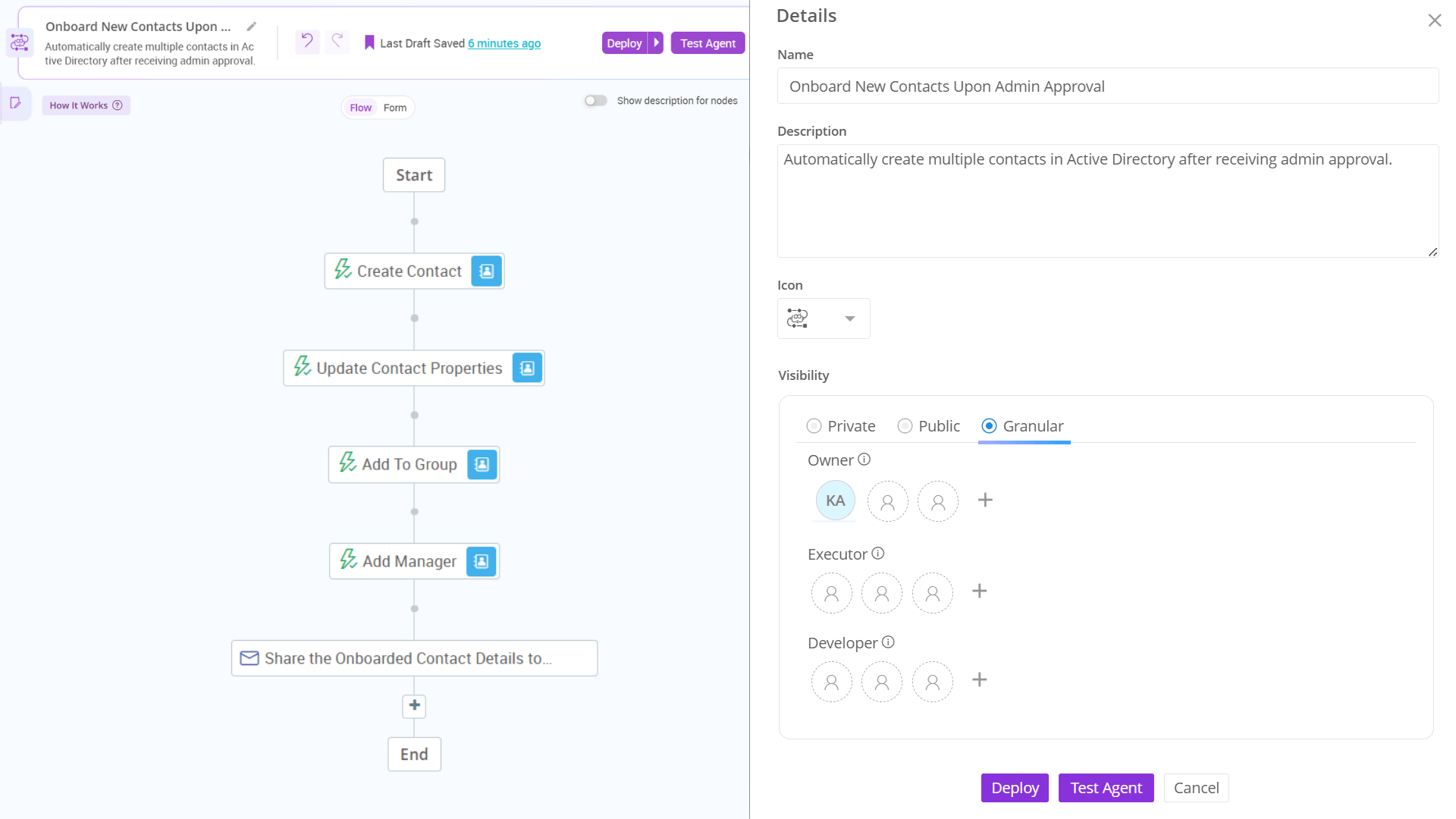 Automate Contact Administration