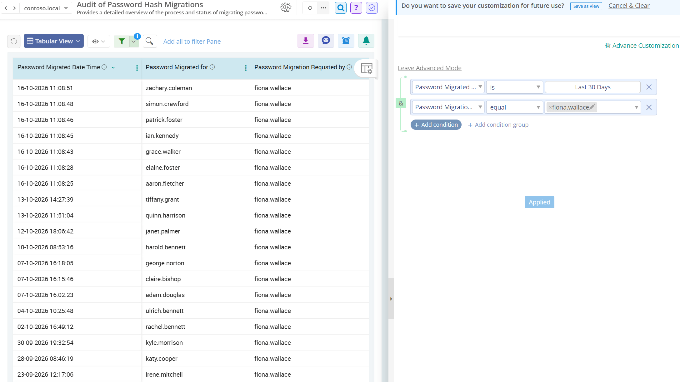 Password hash migrations in Active Directory