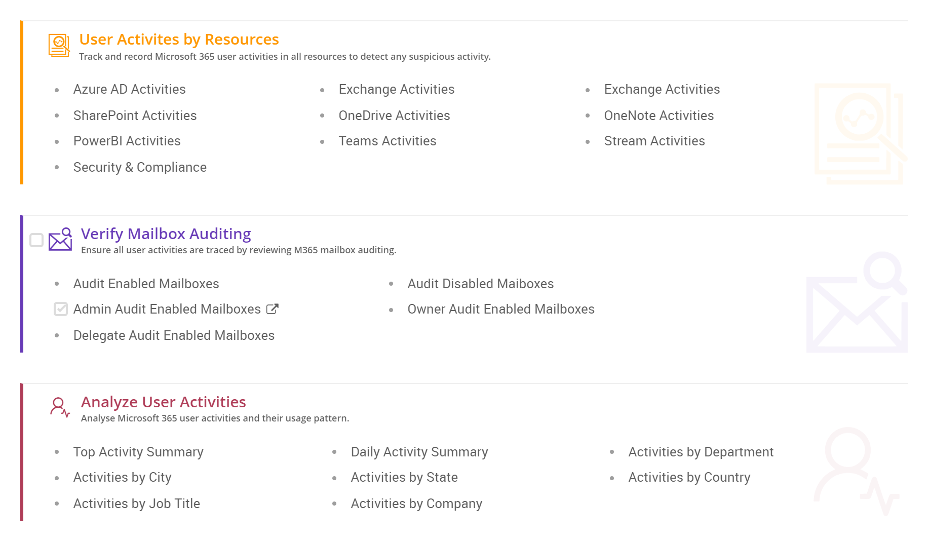 Reporting & Auditing