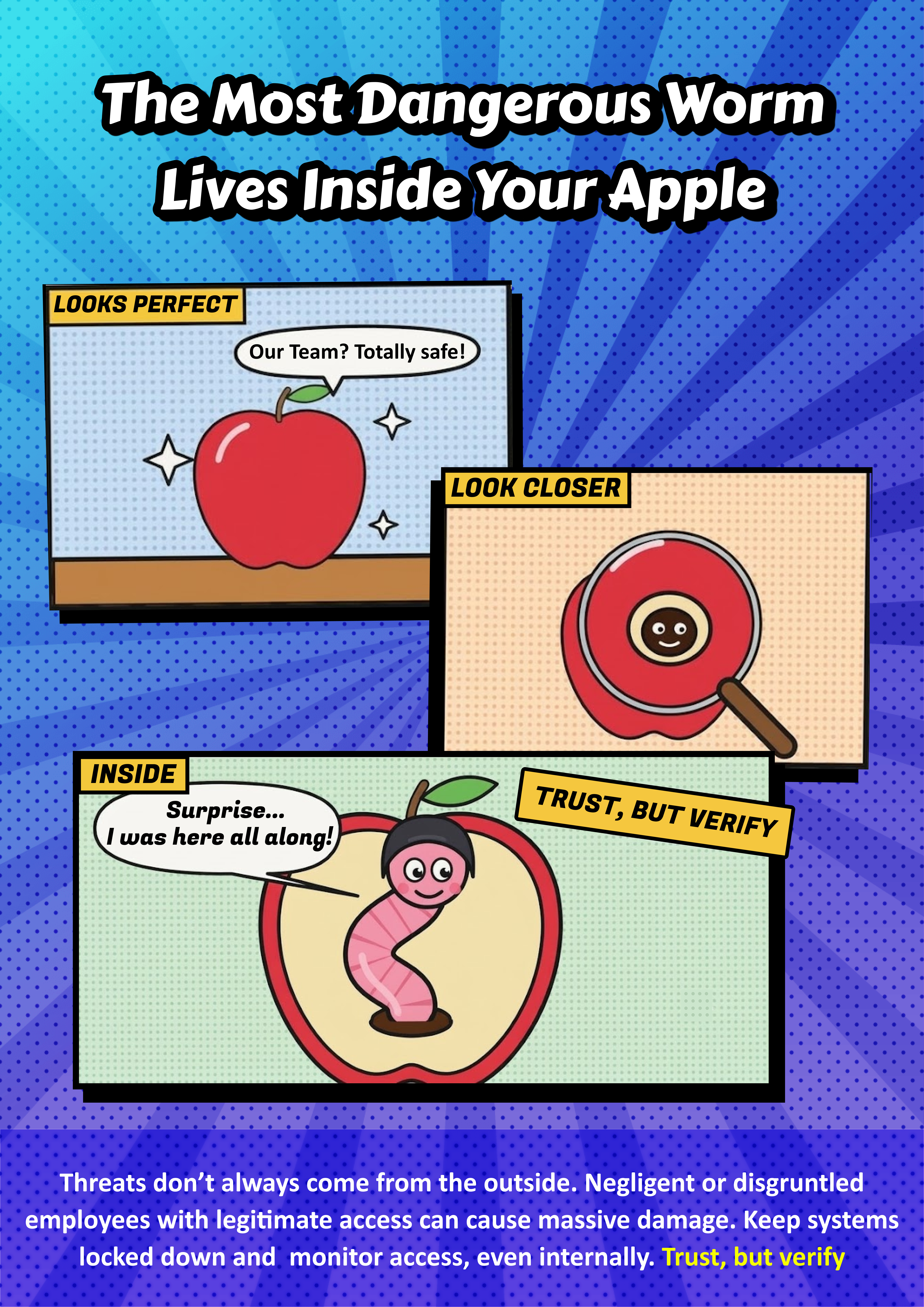 The Most Dangerous Worm Lives Inside Your Apple