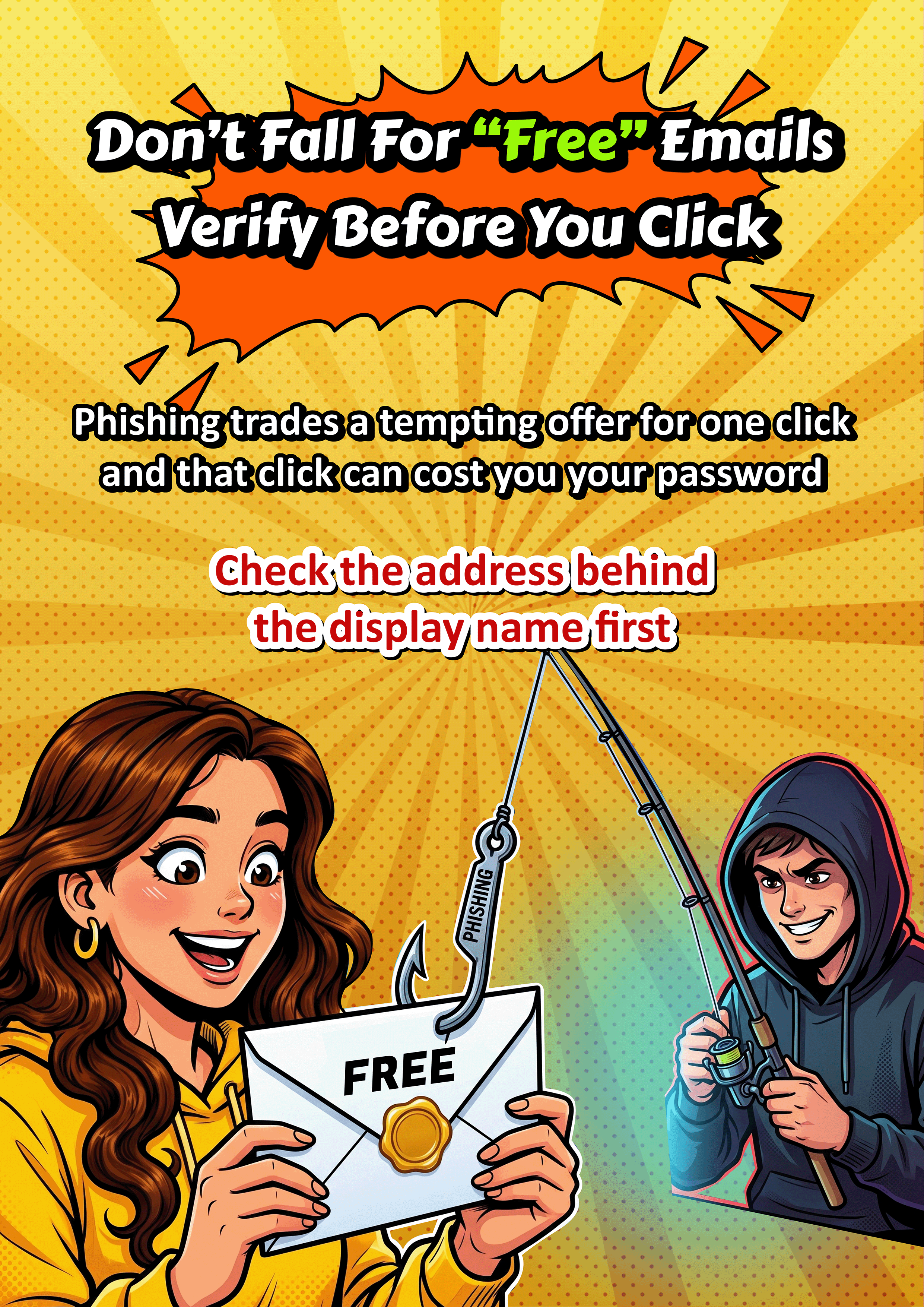 Don't Fall For "Free" Emails Verify Before You Click