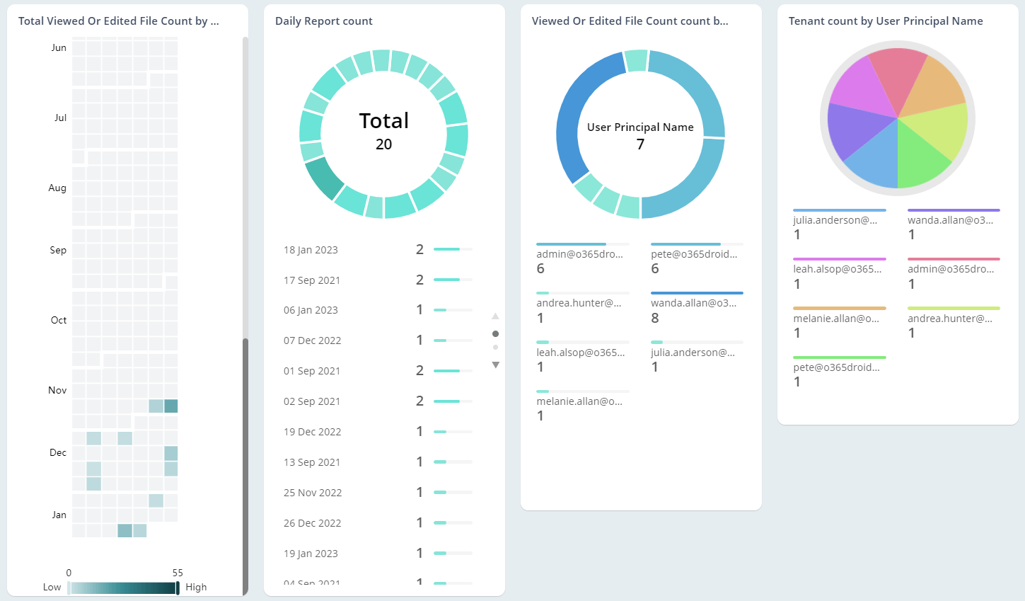 Users File Access Summary