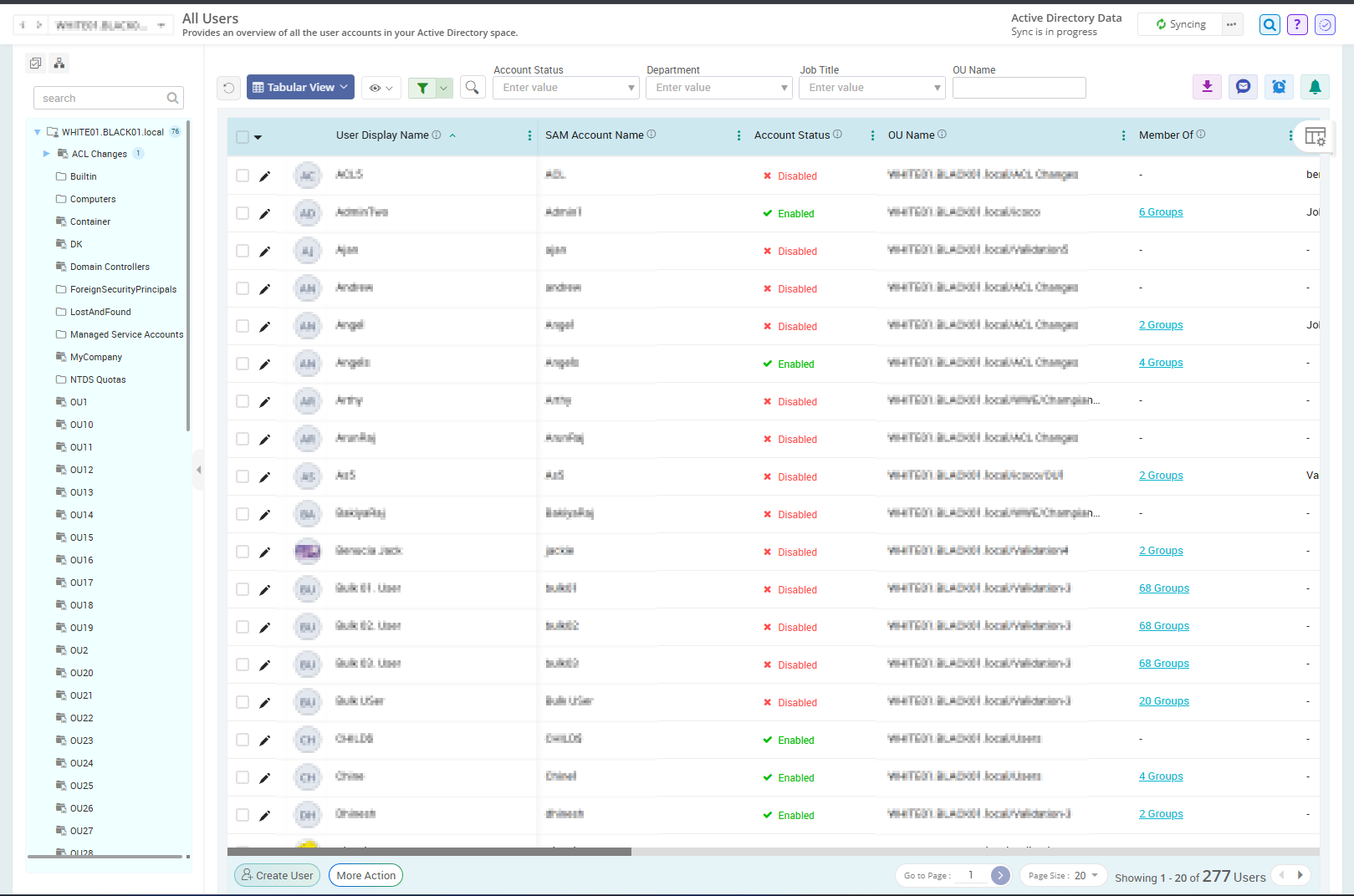 Active-Directory All Users Report