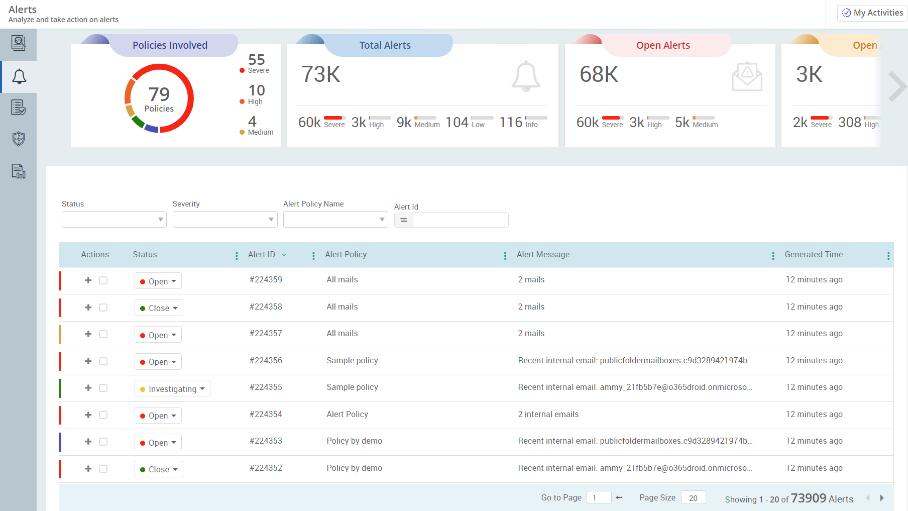 Microsoft 365 Alert Insights