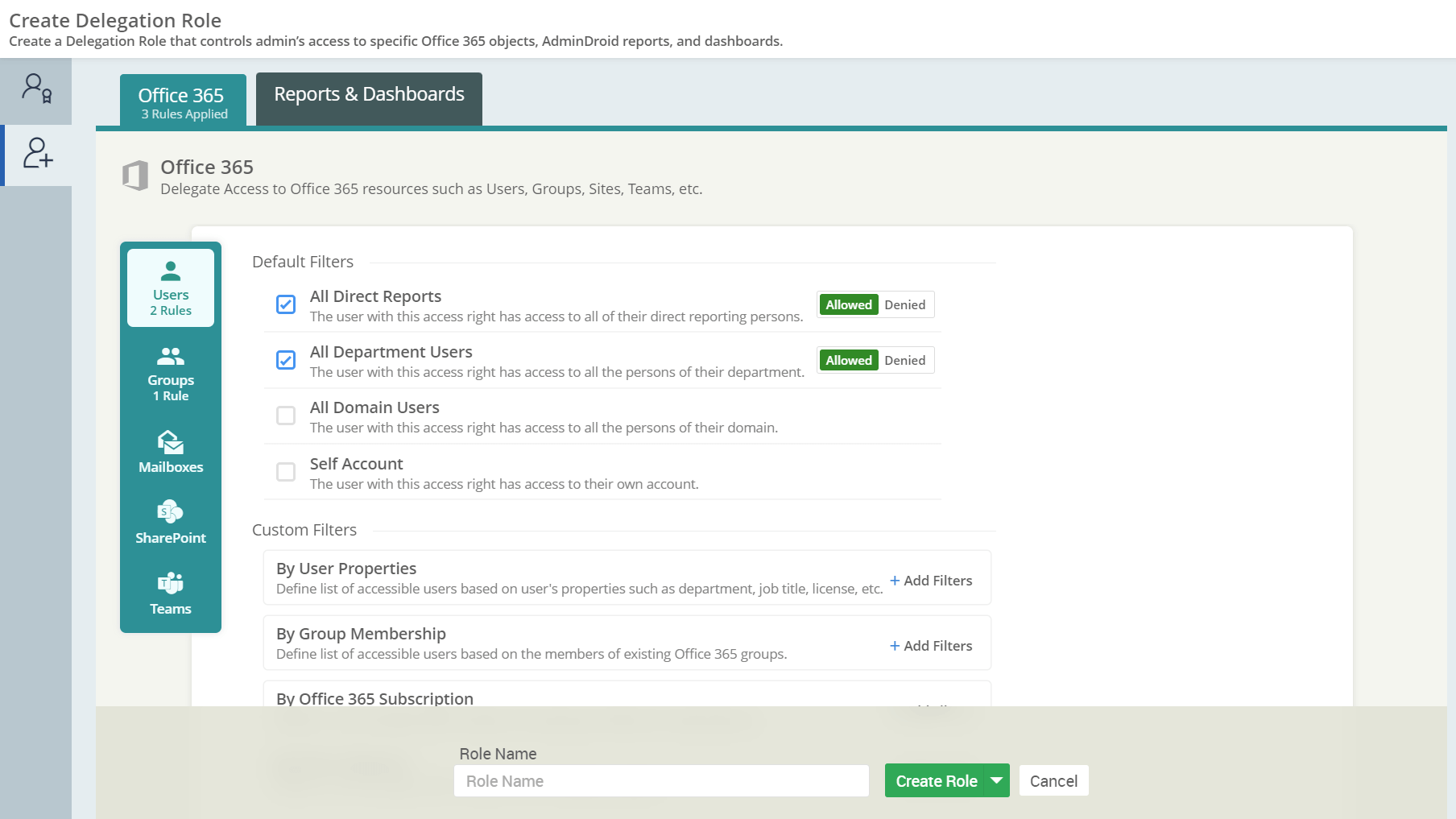 M365 Delegated Admin Role Creation