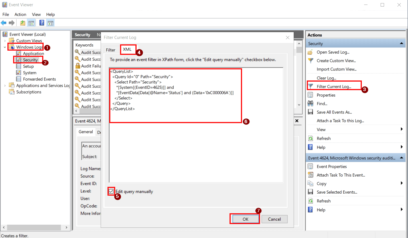view-bad-password-attempts-in-event-viewer