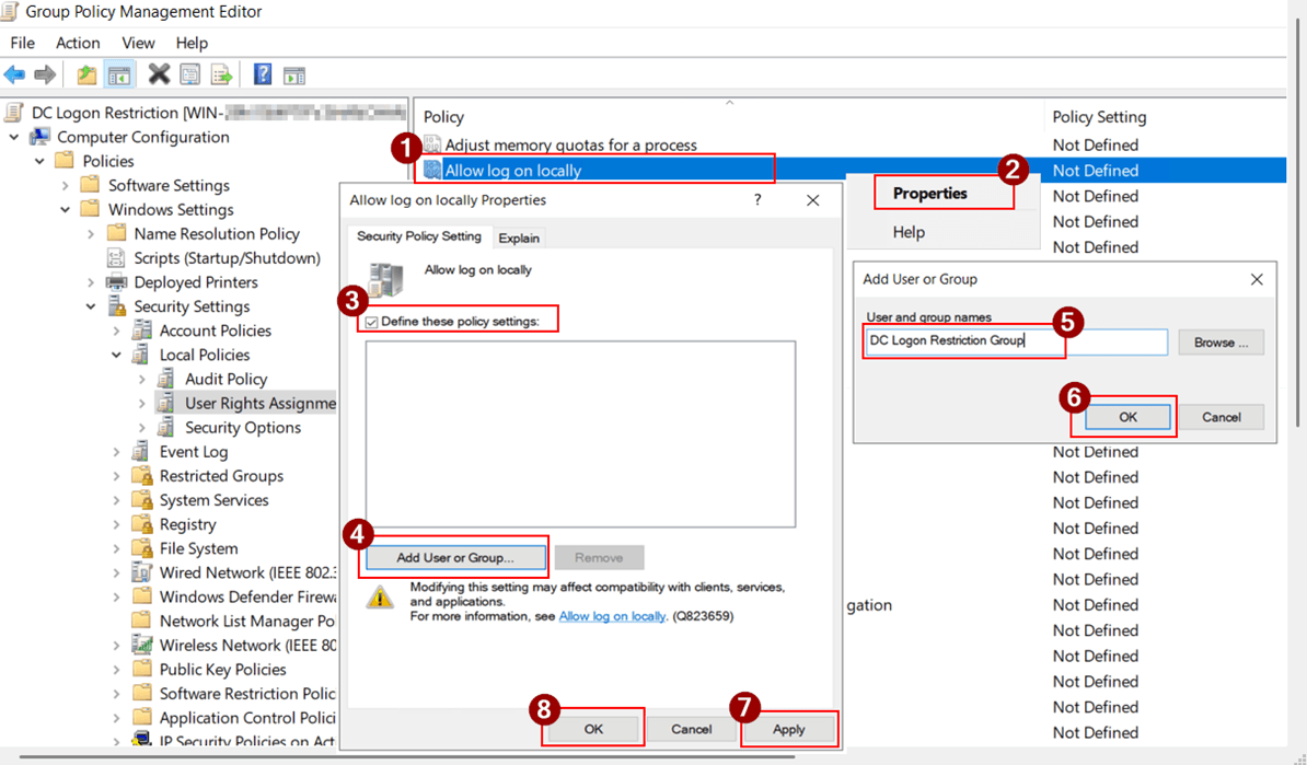 restrict-dc-logon-to-specific-users