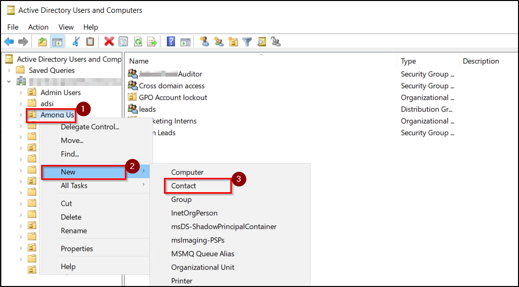 create-active-directory-contacts