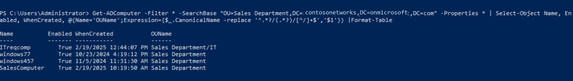 get-computer-in-ou-powershell
