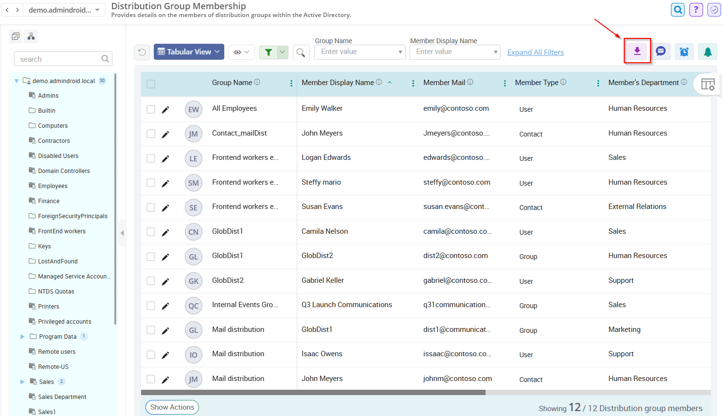 Reporting Group Names How to Export Distribution Group Membership Report in Active Directory