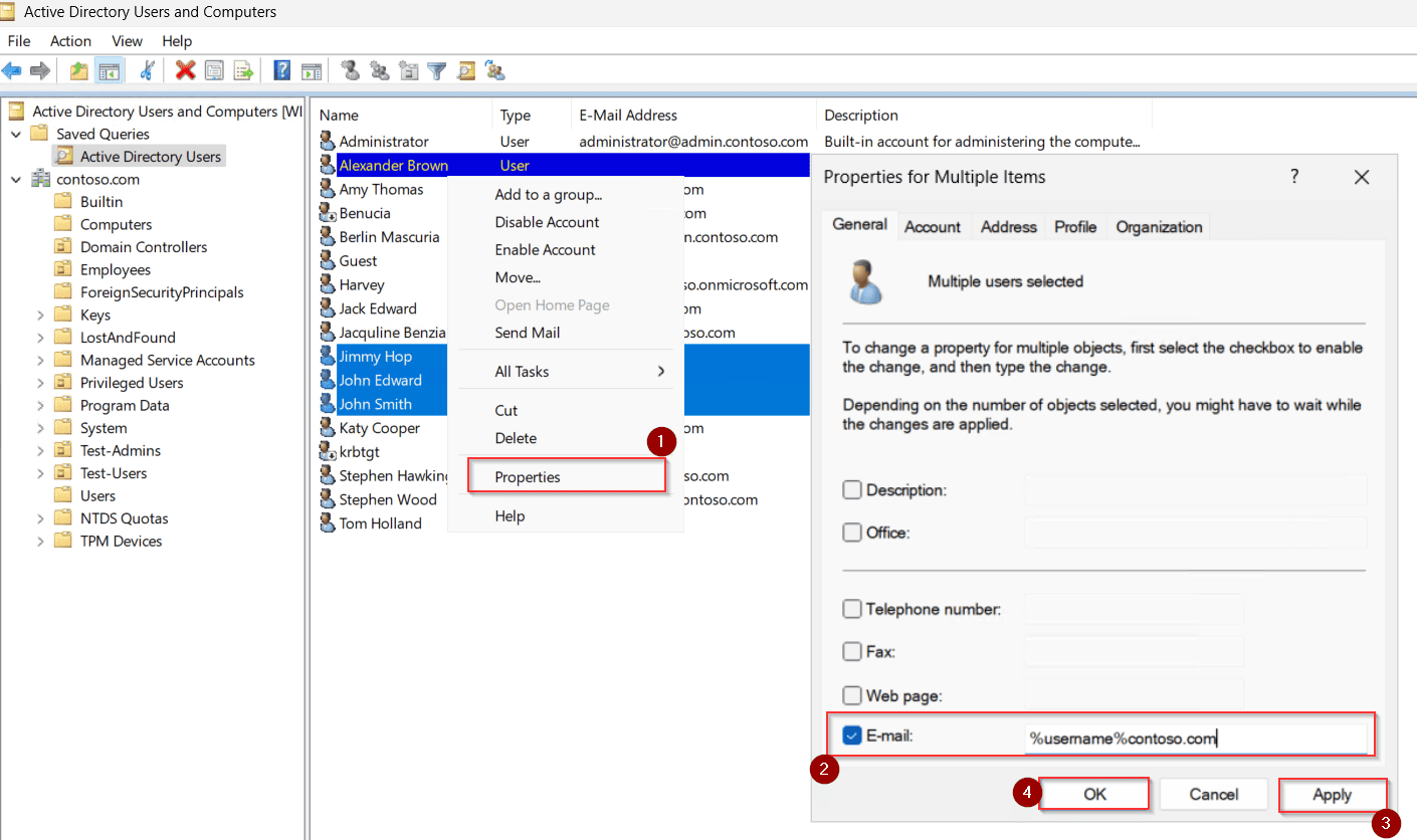 bulk-add-email-address-in-active-directory