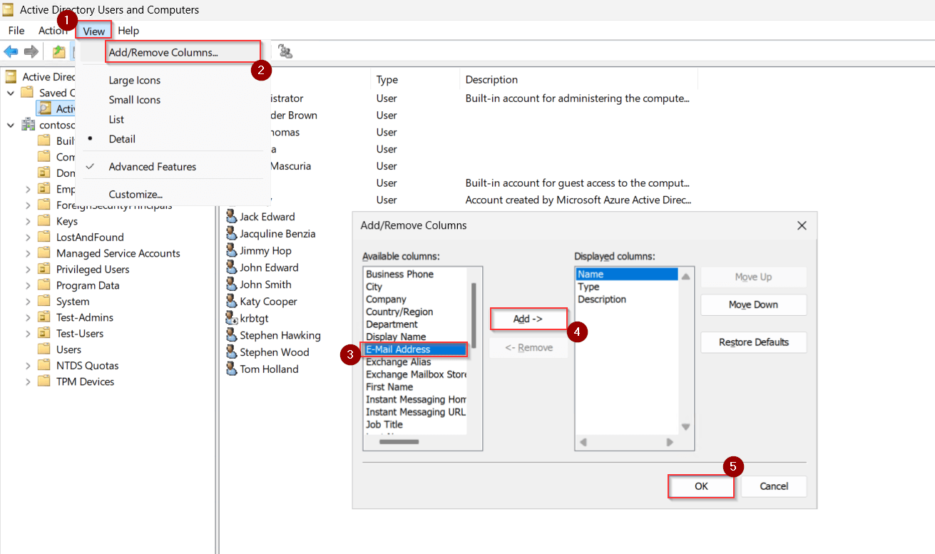 Query User Domain How to Get the Email Addresses of Users in Active Directory