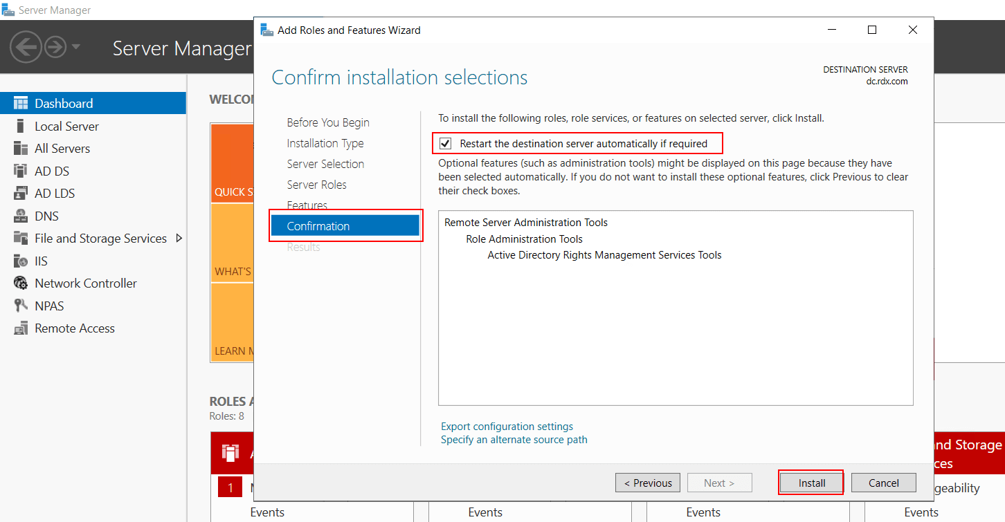 confirm-installation-for-roles-in-active-directory