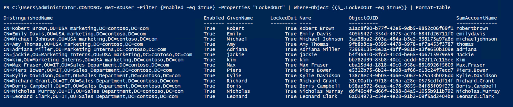 list-all-locked-out-users-in-ad-powershell