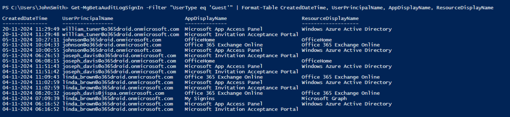 Using PowerShell