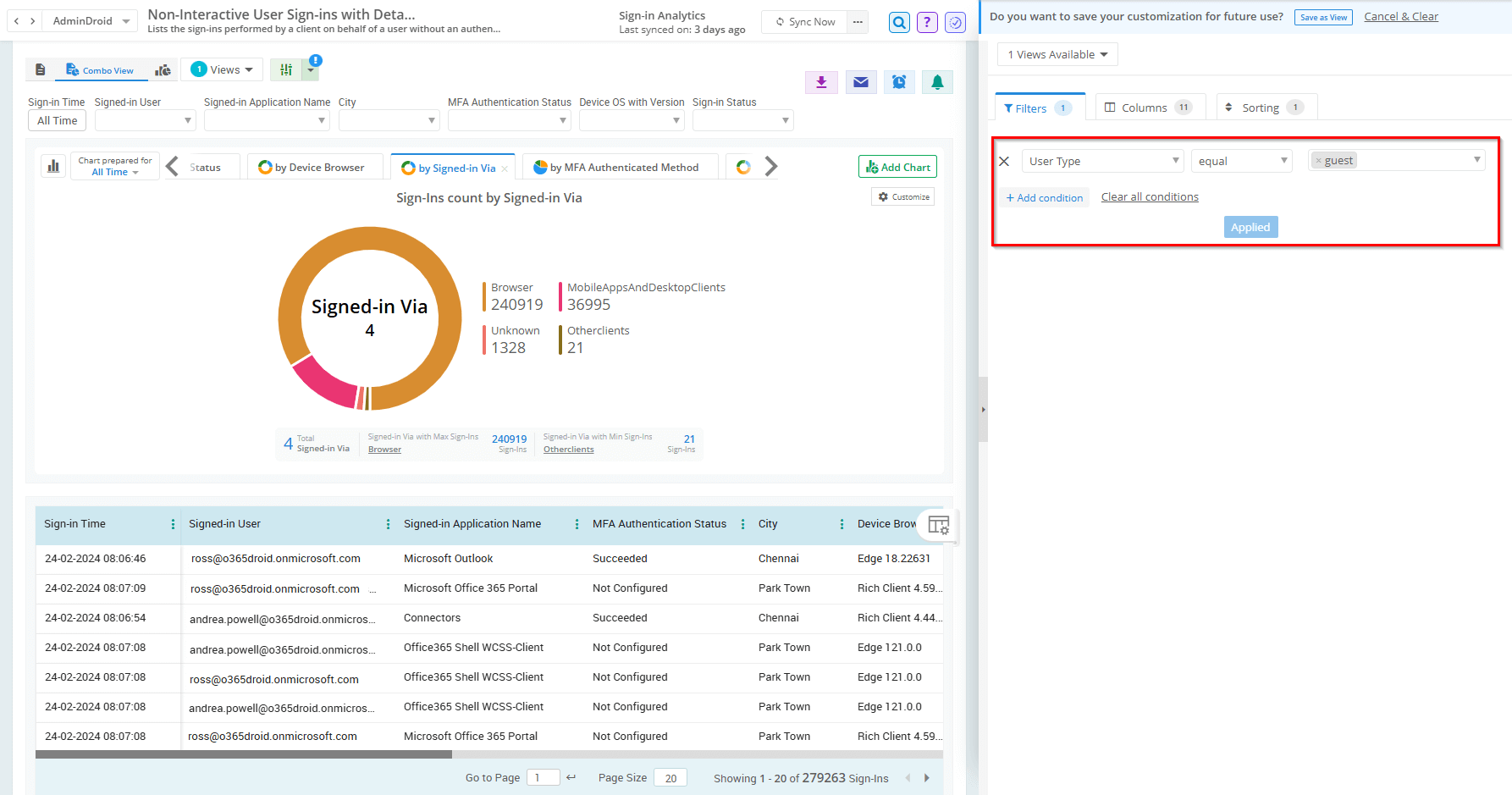 How to Export Guest User Signins in Microsoft 365