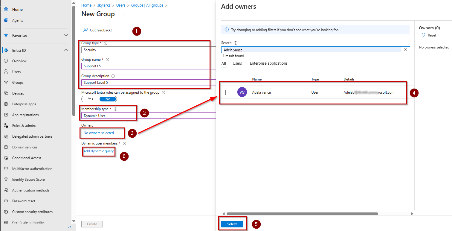 create-a-dynamic-group-in-entra-admin-center