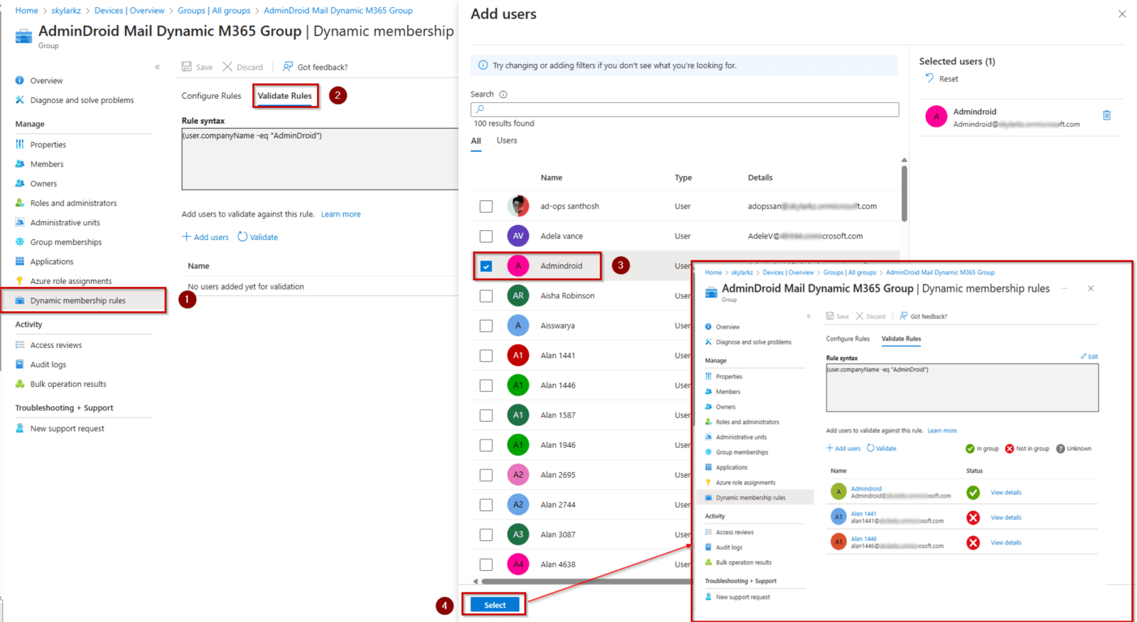 validate-membership-rule-for-dynamic-groups
