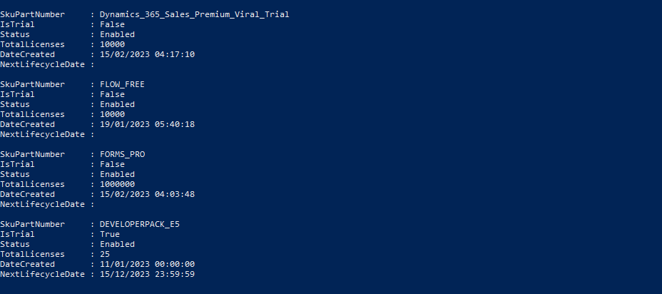 Check Microsoft 365 License Expiry Date Using PowerShell