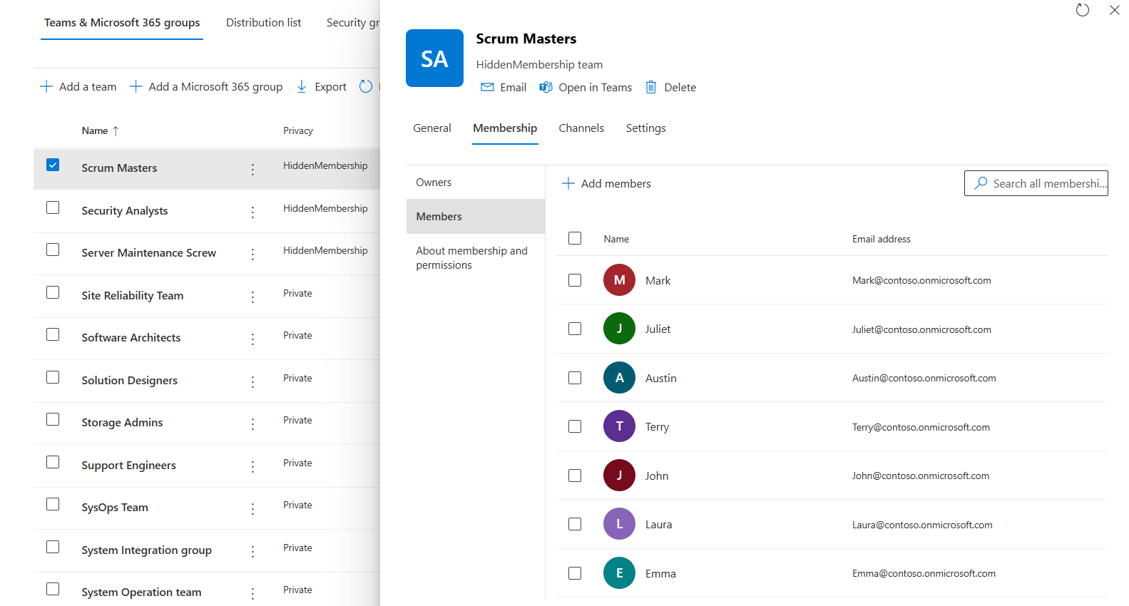 Find Groups with Hidden Membership Using M365 Admin Center