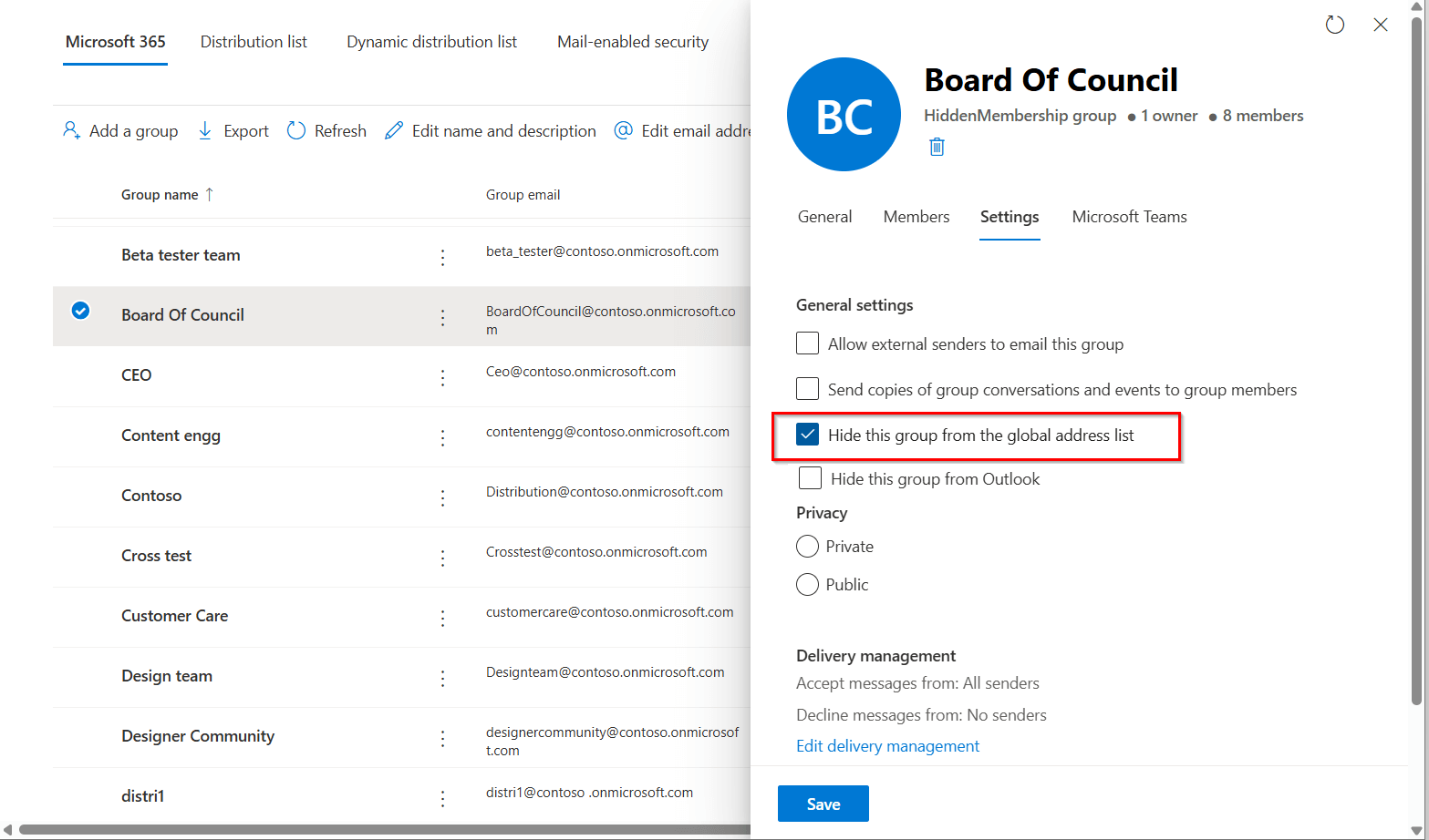How to Find All Microsoft 365 Groups with Hidden Membership