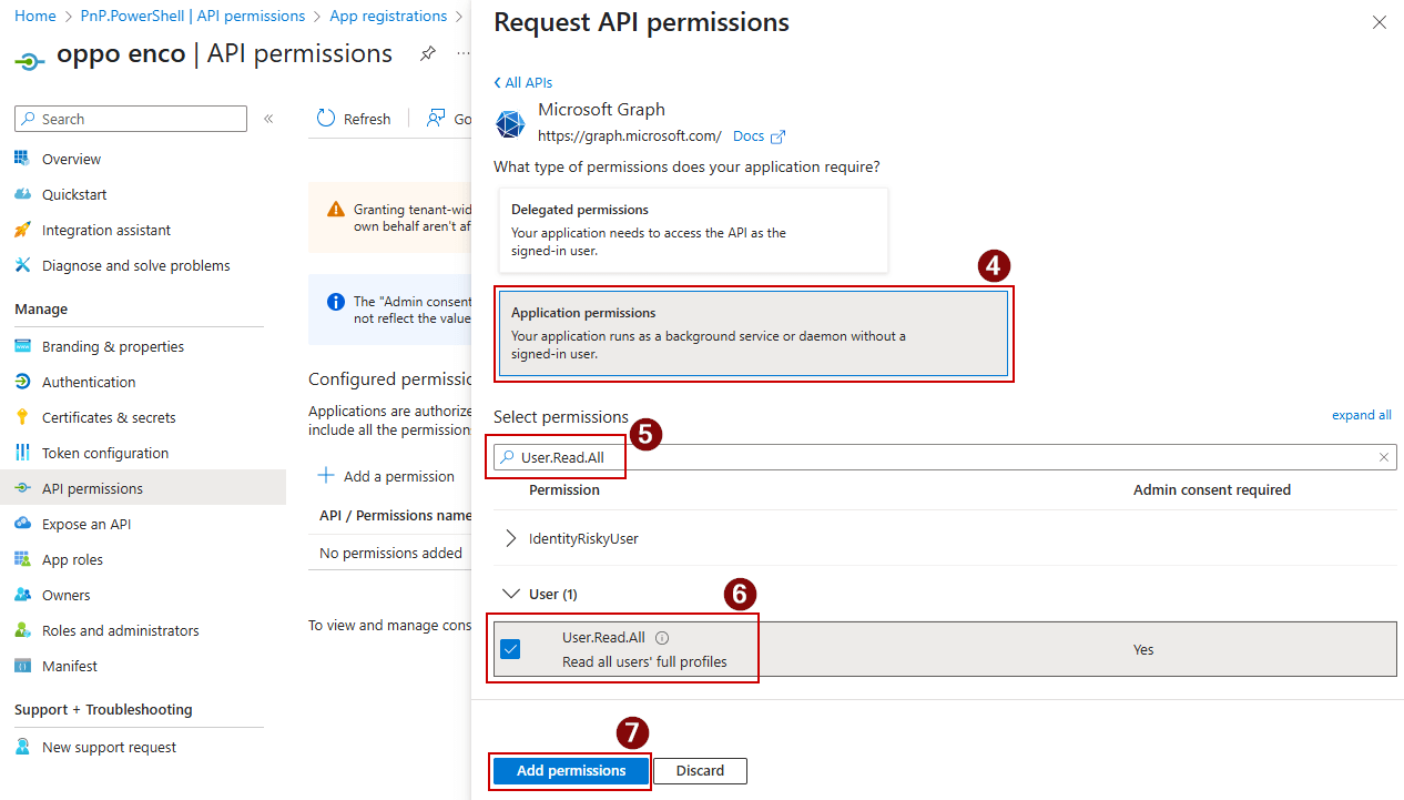 select-api-permission-for-entra-app