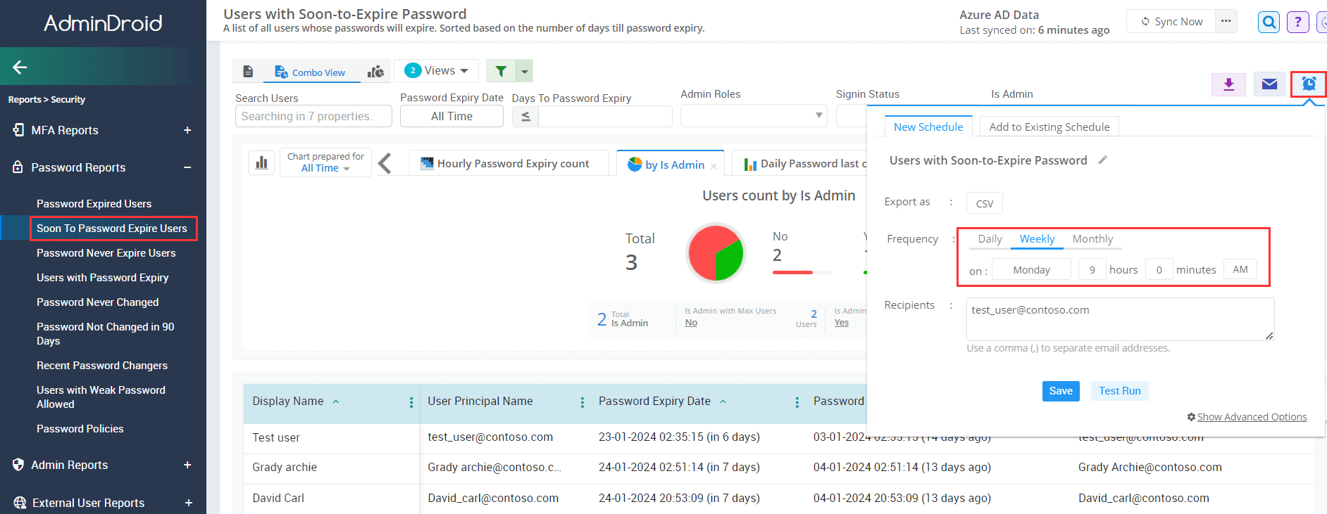 soon-to-expire-password-report
