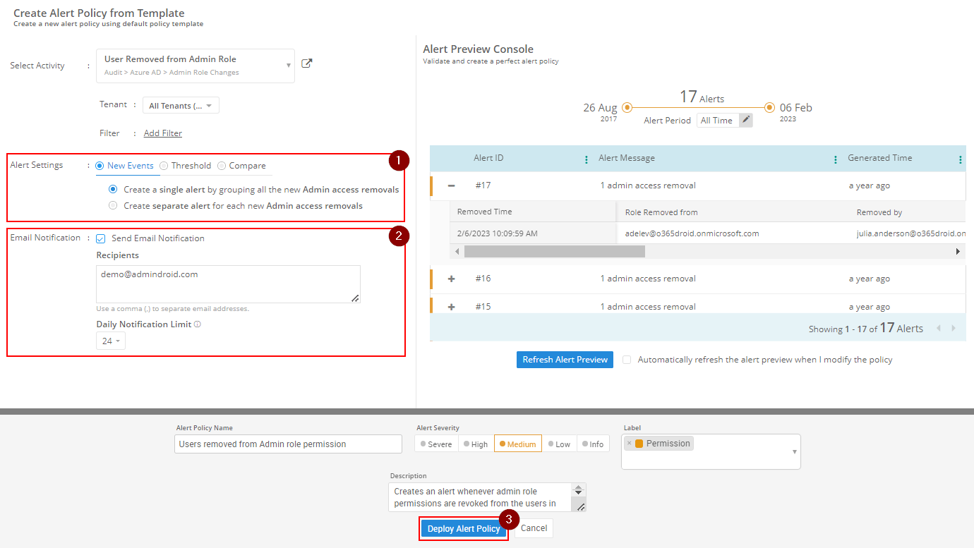 default-alert-policy-list
