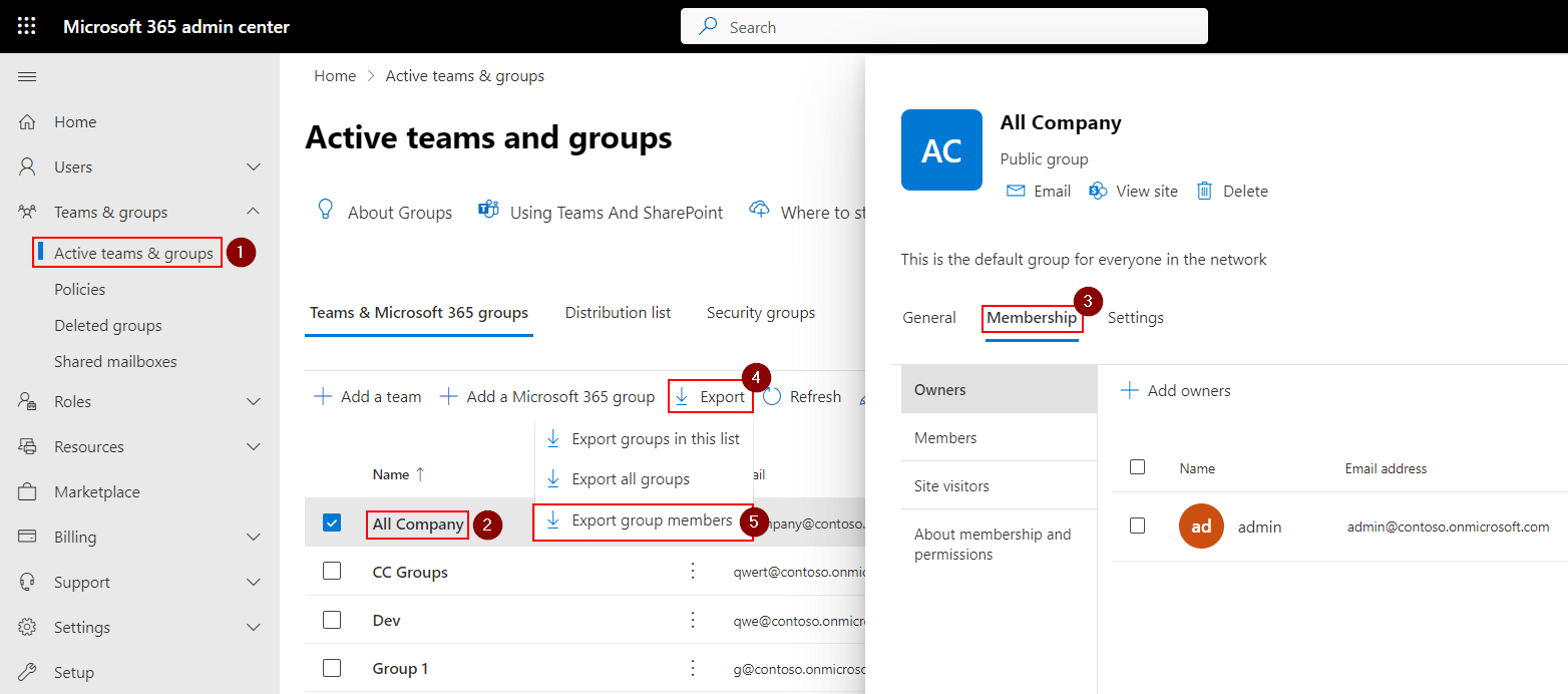 Using Microsoft 365 Admin Center