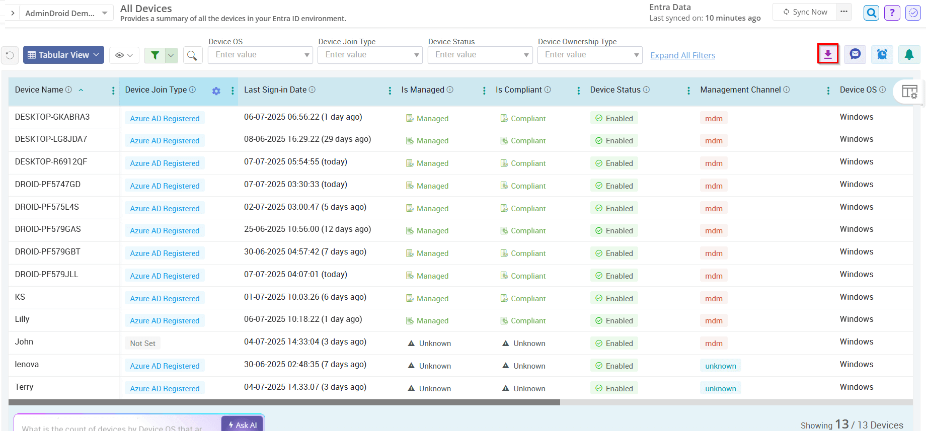 How to List All Devices in Microsoft 365