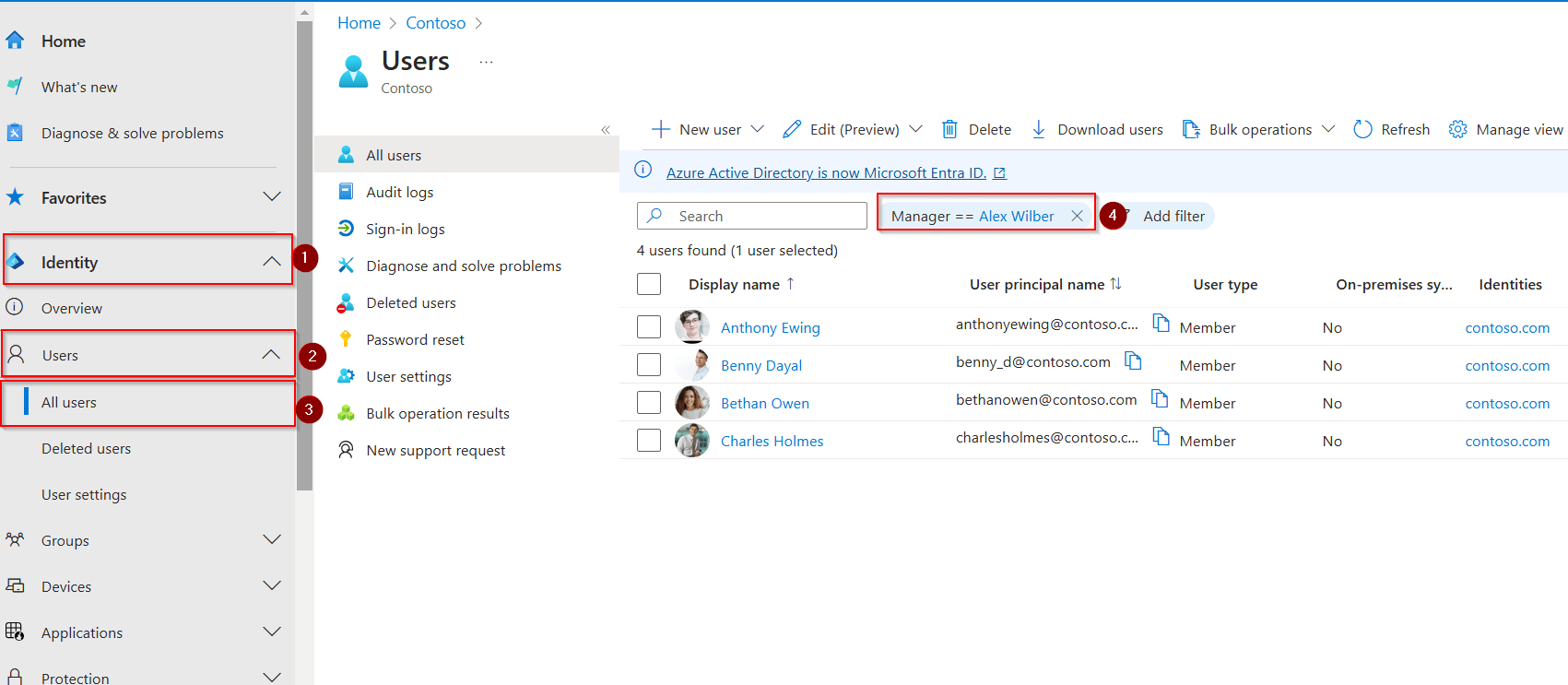 entra-direct-reports-of-a-manager