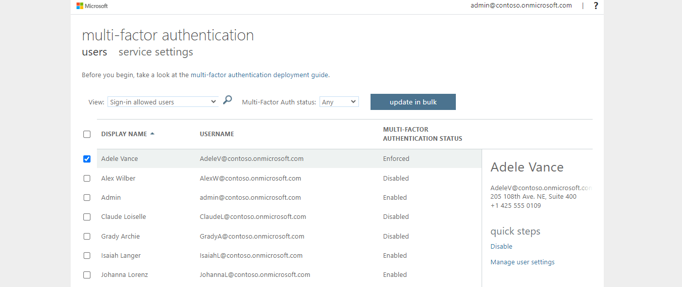 Find the per-user MFA status with Microsoft Entra ID