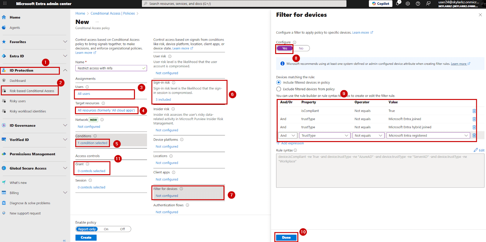 restrict-access-from-risky-devices-by-device-filters