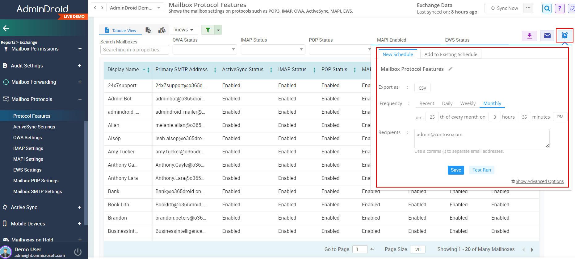 protocol-features-report
