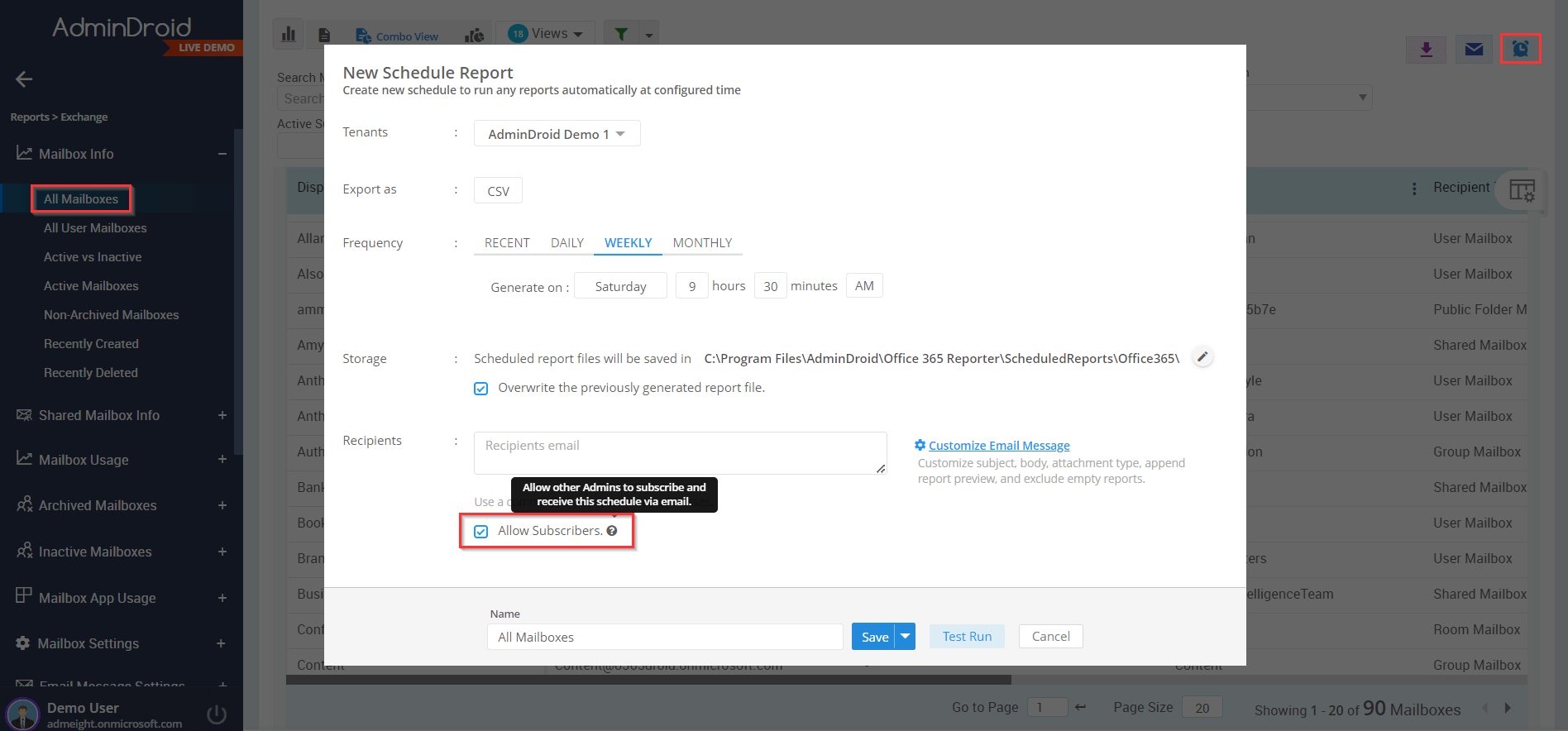 all-mailboxes-report