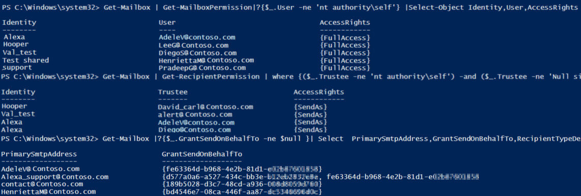 Using Windows PowerShell: