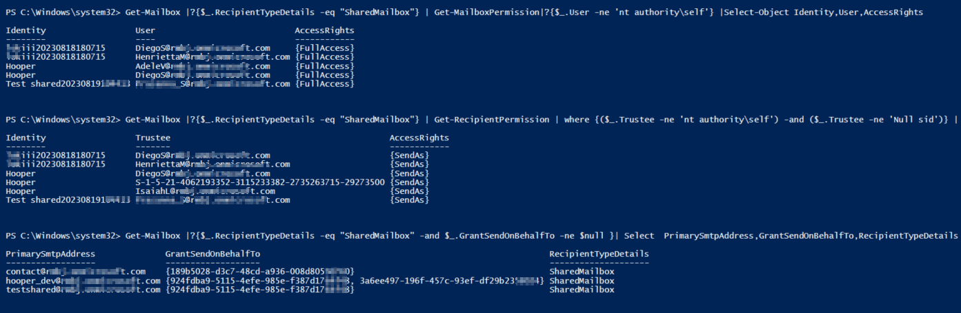 Using Windows PowerShell:
