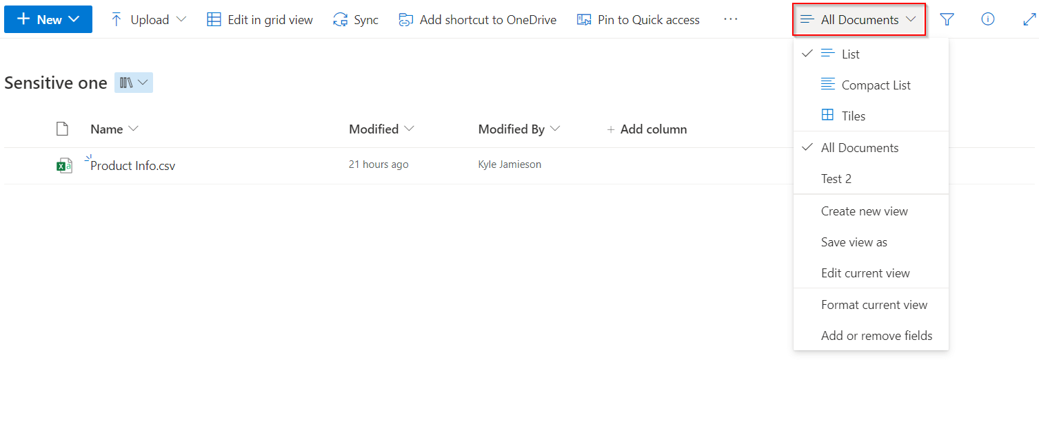 document-library-views