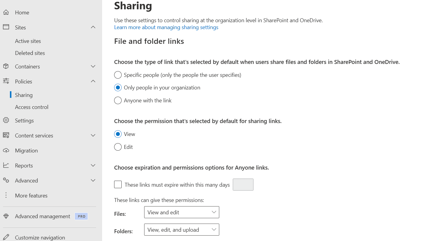 files-and-folder-sharing-link-management-sharepoint-admin-center