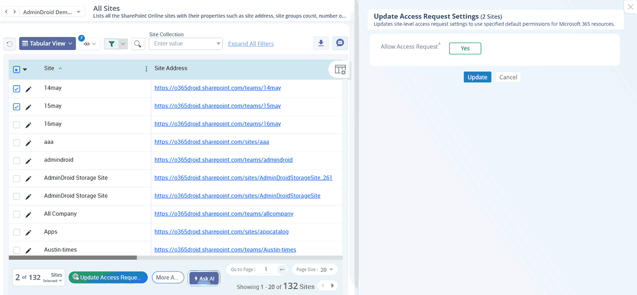 update-access-request-settings-in-droid