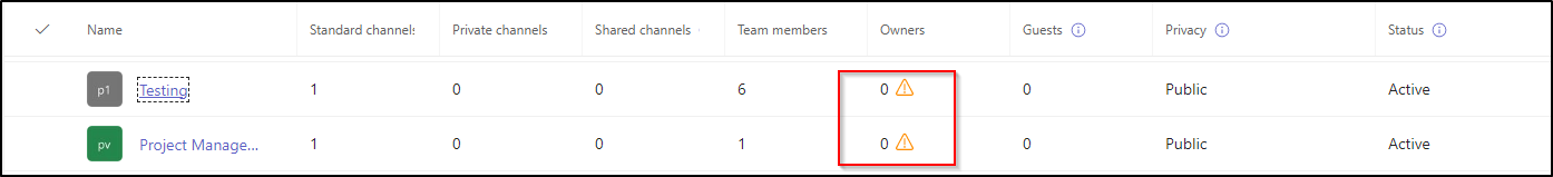 Using Teams Admin Center