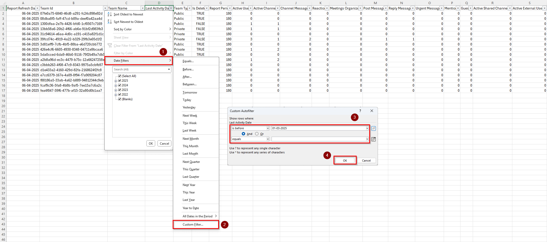 List All Inactive Teams in Microsoft 365 Using Windows PowerShell