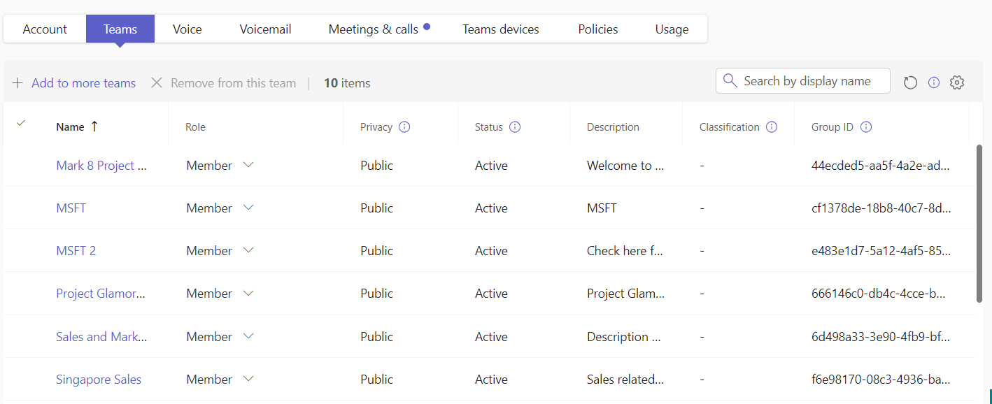 Using Microsoft Teams Admin Center